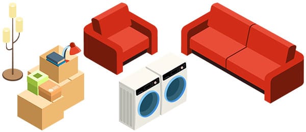 Items in 10x10 unit example