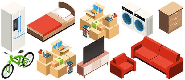 Items in 10x20 unit example