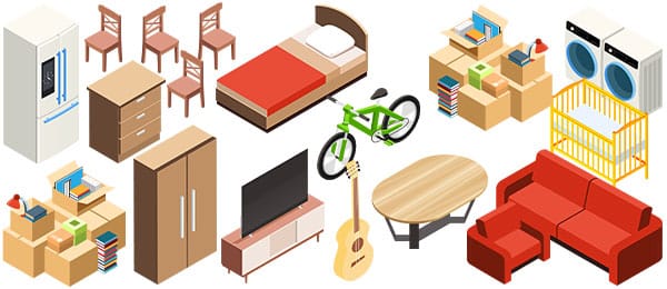 Items in 10x30 unit example